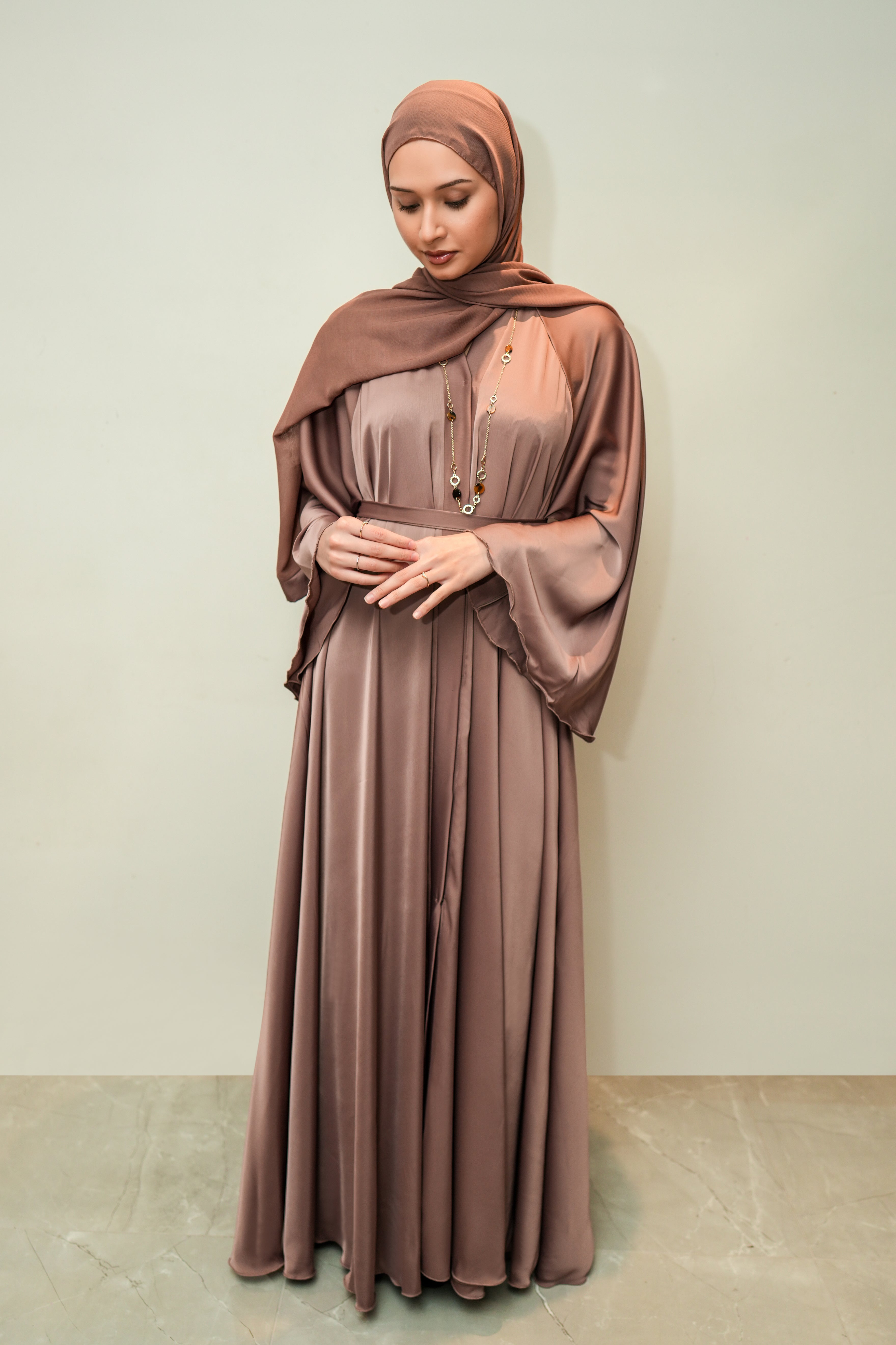 Dusky Pink Layla Abaya