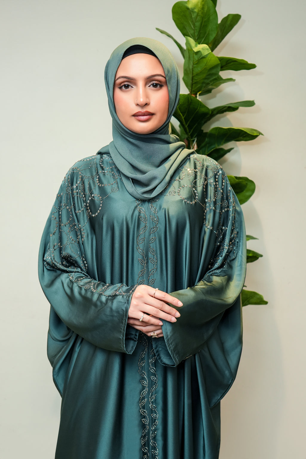Green Zummurud Abaya